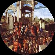 Sandro Botticelli The adoration of the Konige oil painting artist